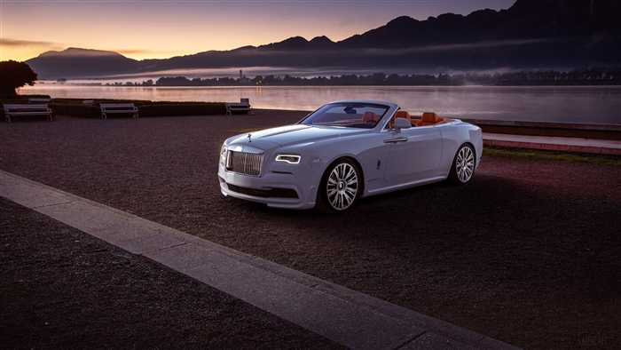 White 2018 Rolls Royce Dawn Convertible