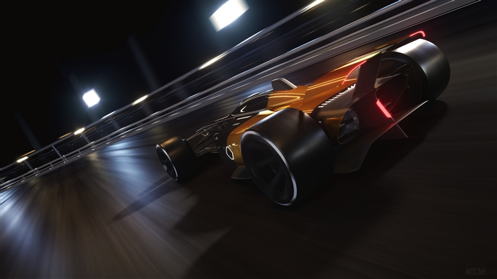 Renault RS 2027 Vision concept car rear view 4K