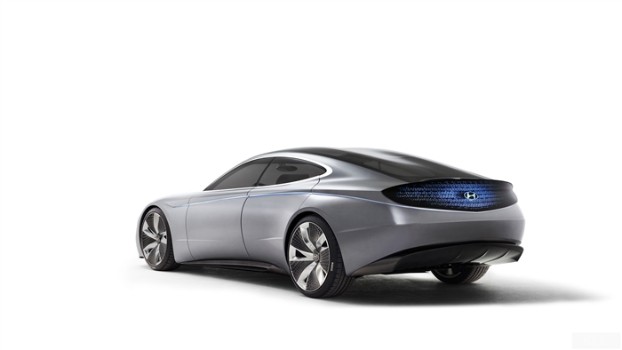 Hyundai Le Fil Rouge 2018 Concept Car Rear View 4K
