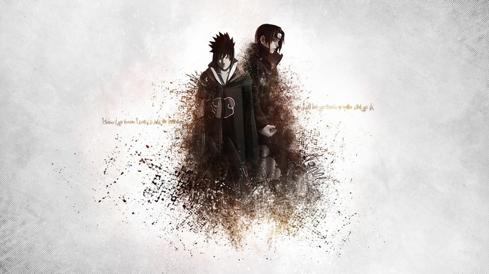 Sasuke and Itachi Uchiha from Naruto Shippuden