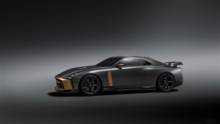 Nissan GT-R50 by Italdesign side view 4K