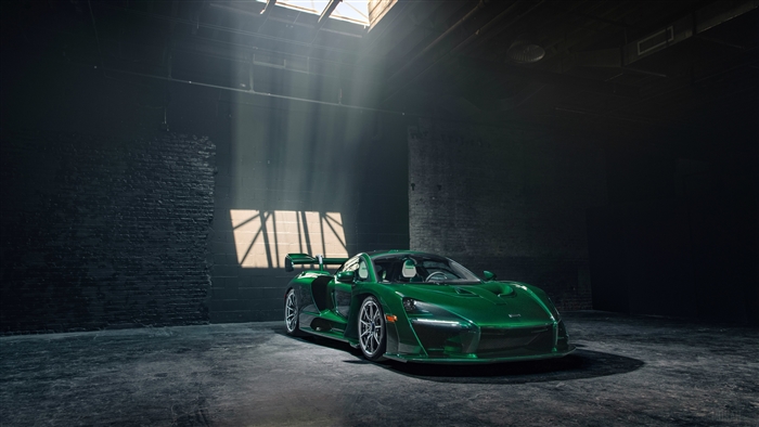 Green 2018 McLaren MSO Senna 4K