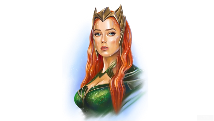 Mera from Aquaman Artwork 4K