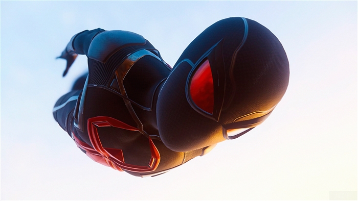 Spider-Man in Black Suit 4K