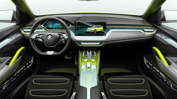 Skoda Vision X 2018 Interior