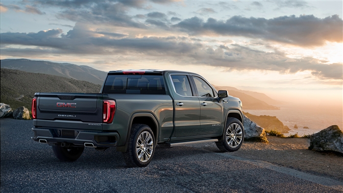 2019 GMC Sierra Denali Truck Rear Side 4K