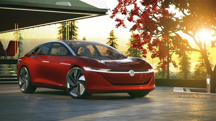 Volkswagen ID Vizzion concept car 4K