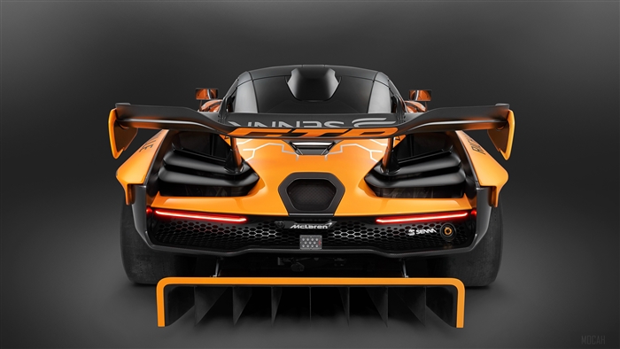 McLaren Senna GTR Concept Rear 4k