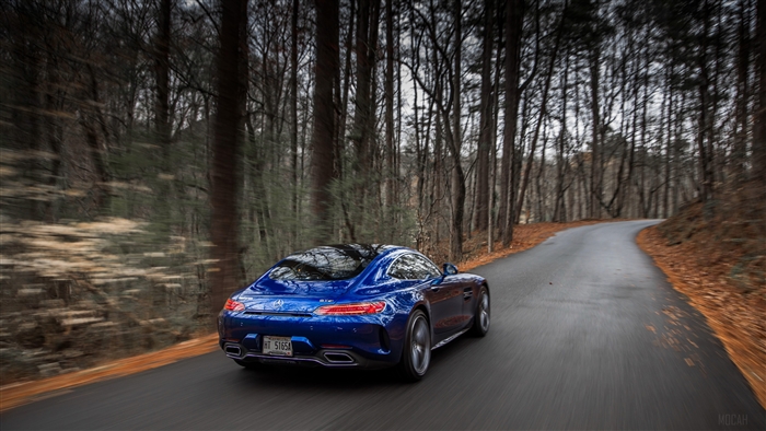 4K 2018 Mercedes AMG GT C Rear