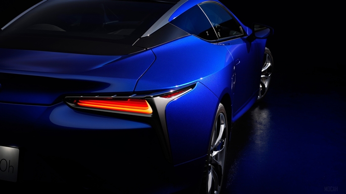 Lexus LC 500h Structural Blue 2018 Rear