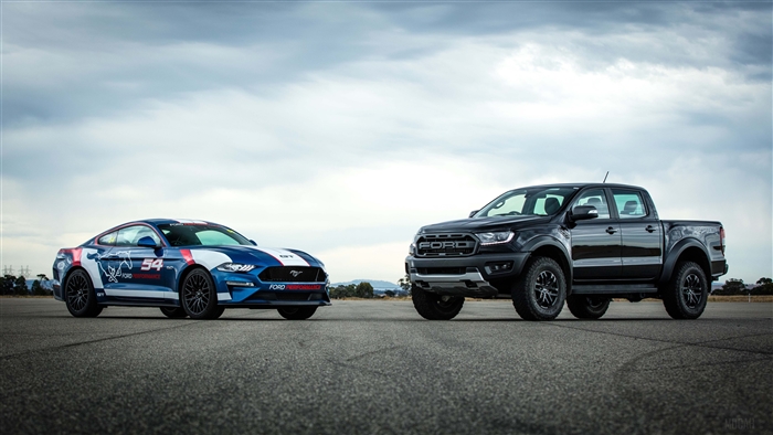 Ford Mustang GT and Ford Ranger 4K