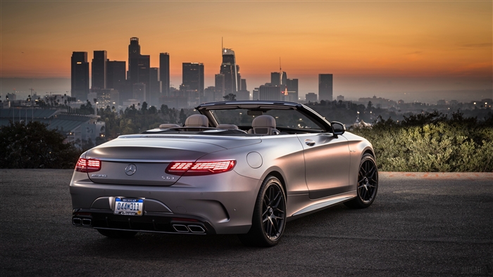 2019 Mercedes AMG S 63 Convertible in Los Angeles