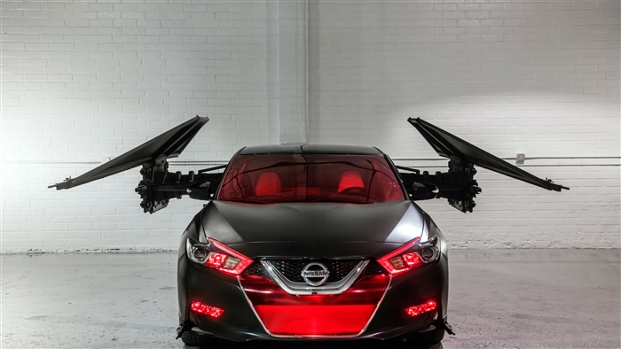 Nissan Maxima Kylo Ren Car 4K