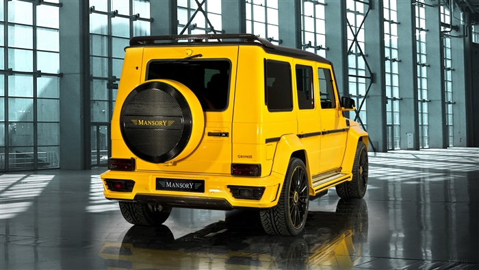 Yellow Mercedes Benz Mansory Gronos 4K