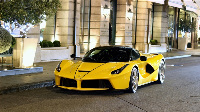Yellow LaFerrari Aperta 4K
