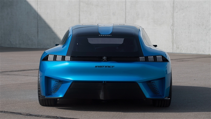 Peugeot Instinct concept car 2017 4K