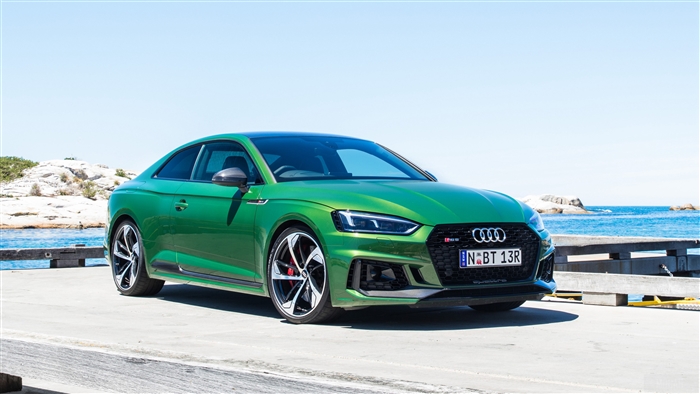 Green Audi RS5 Coupe 4K