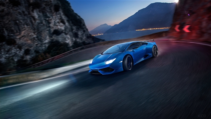 Novitec Torado Lamborghini Huracan on mountain road