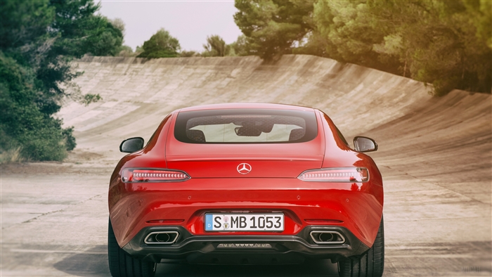 Mercedes-AMG GT S 2017 Rear 4K