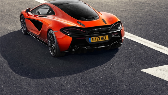 Mclaren 570gt Black Pack Rear View