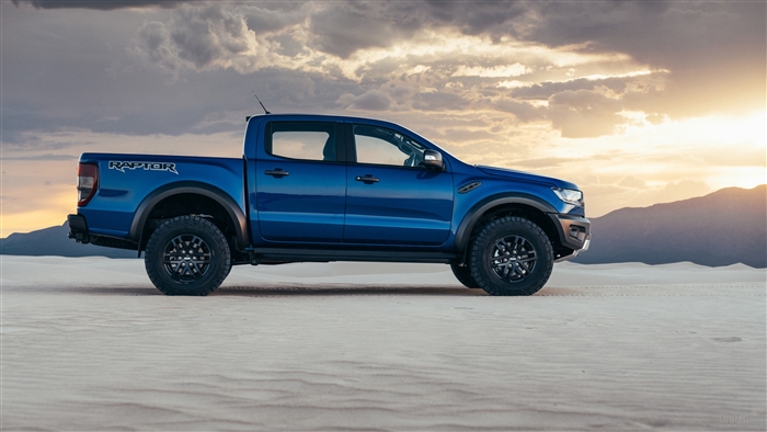 Blue Ford Ranger Raptor 4K