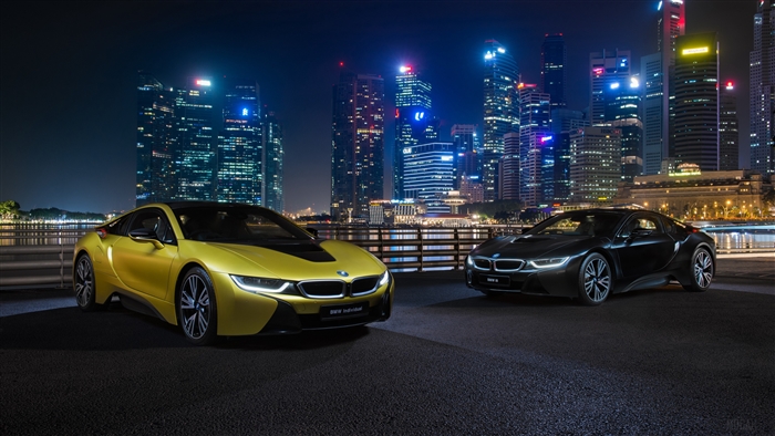 BMW I8 Frozen Yellow Edition