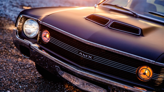 1970 AMC AMX front detail