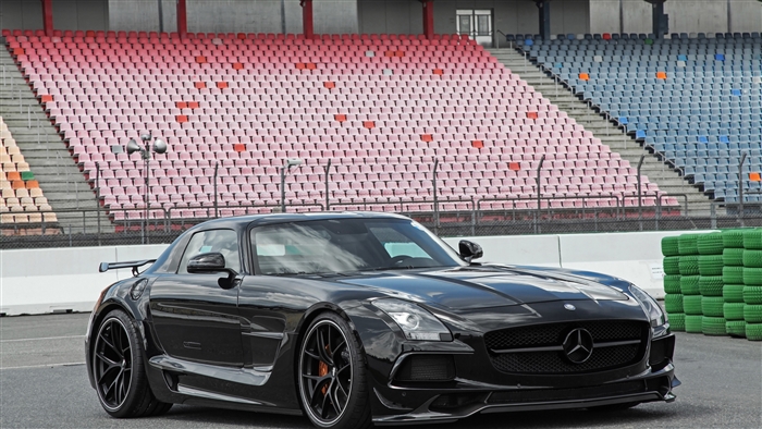 Mercedes-Benz SLS 63 AMG Black Series 2017 4K