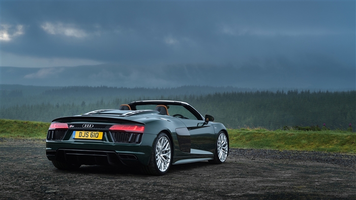 Audi R8 Spyder V10 Plus 4K