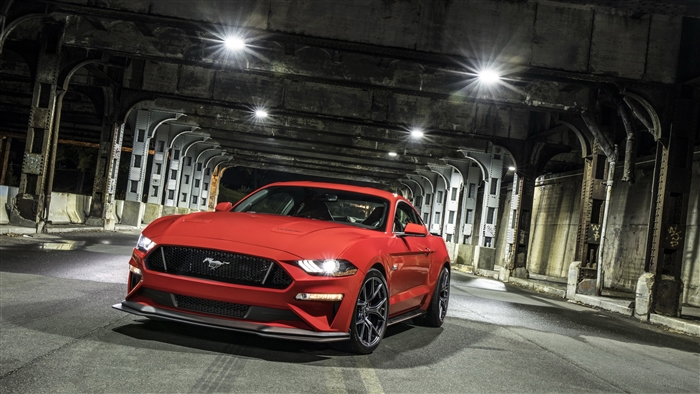 Red 2018 Ford Mustang GT Performance Pack Level 2 4K