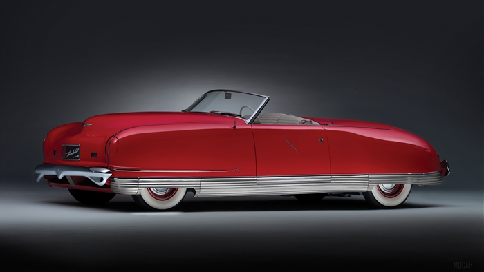 Red 1940 Chrysler Thunderbolt Concept Car