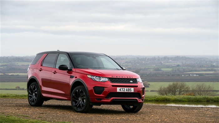 Red Land Rover Discovery Sport 2017 4K