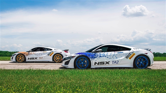 Two Acura NSX TA1 and TA2 Supercars 4K