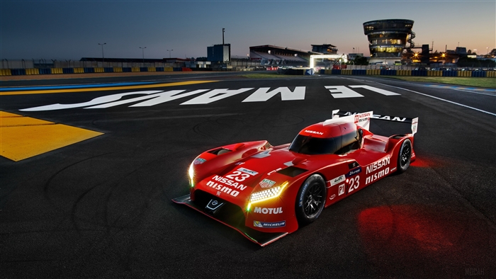 Nissan GT-R Nismo race car on track 4K
