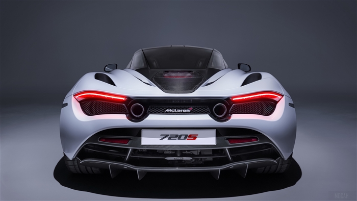 McLaren 720S rear view 4K