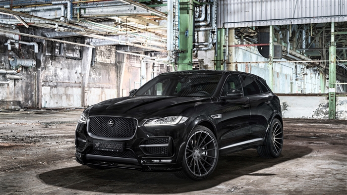 Black Hamann Jaguar F Pace 4K