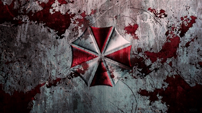 Resident Evil Umbrella Corporation Logo 4K