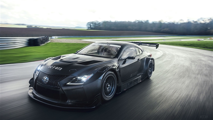 2017 Lexus RC F GT3 race car on track