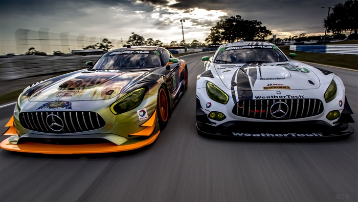 2017 Sebring IMSA Mercedes-AMG GT3 4K