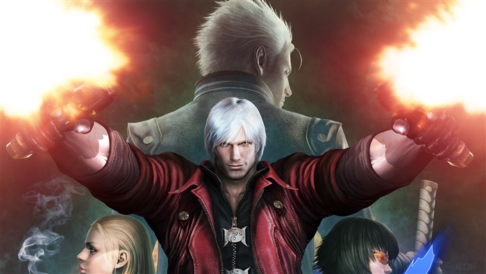 Dante and Vergil from Devil May Cry 4K