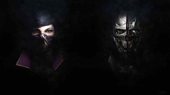 Emily Kaldwin and Corvo Attano from Dishonored 2 4K