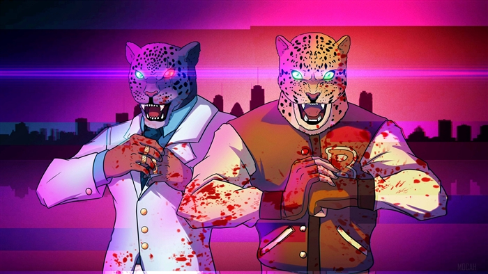 Armor King from Tekken and Hotline Miami 4K