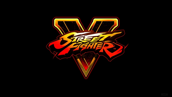 Street Fighter V logo 4K