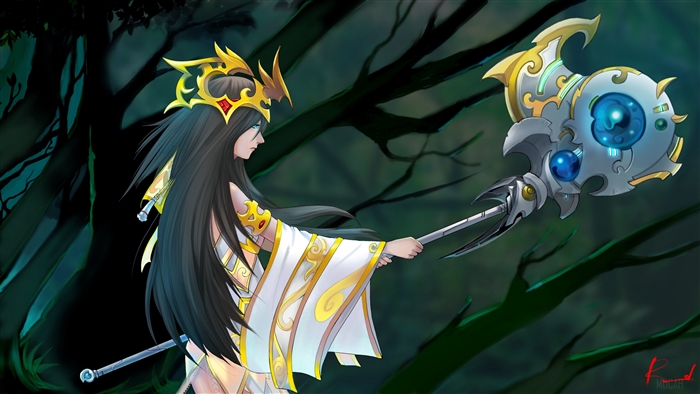 Warrior from League of Legends 4K