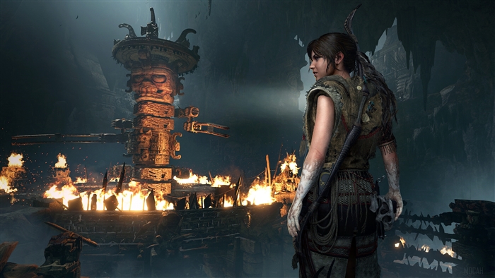 Lara Croft in Shadow of the Tomb Raider 4K