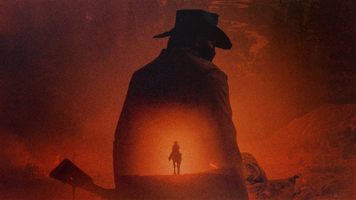 Red Dead Redemption 2 Poster Key Art 4K