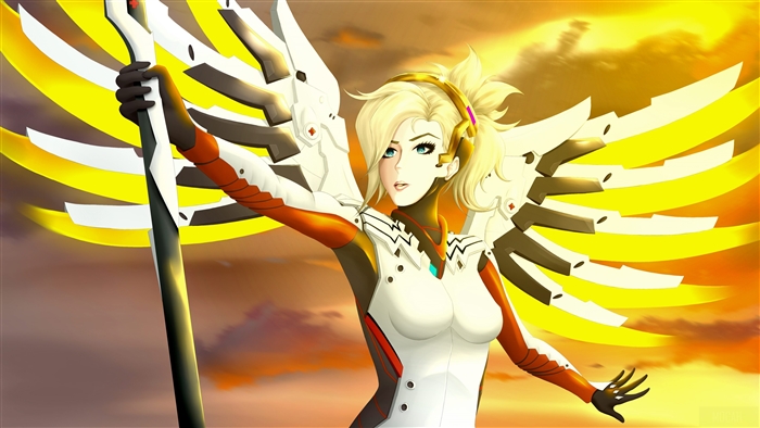 Mercy from Overwatch 4K