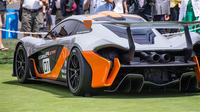 McLaren P1 GTR concept car at Pebble Beach 4K