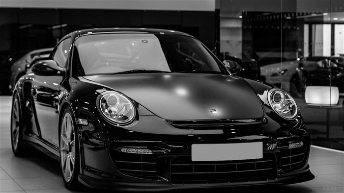 Black Porsche GT2 RS 4K