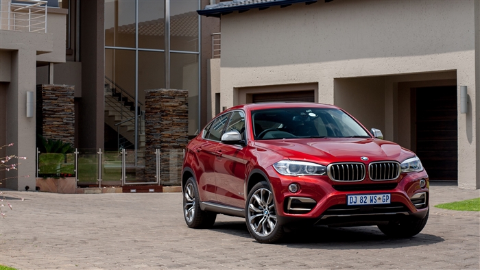 Red BMW X6 4K